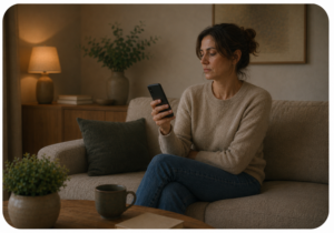 Apego evitativo: persona que mantiene distancia emocional en la pareja.